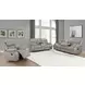 Greer Taupe Glider Reclining Console 77" Loveseat