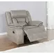Greer Taupe Swivel Glider Recliner
