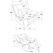 Greer Taupe Swivel Glider Recliner