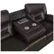 Greer Dark Brown Reclining 87" Sofa
