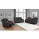 Greer Dark Brown Reclining 87" Sofa