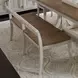 Renewed Farmhouse Antique White and Chestnut 6 Piece Extendable Dining Set