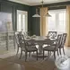 Bellagio Valencia Versaille and Elm Round Extendable Dining Room Set