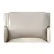 Arden Vanilla Leather Upholstered Accent Chair