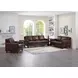 Arden Chestnut Leather 60" Loveseat