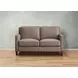 Arden Taupe Leather 60" Loveseat
