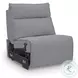 Modmax Salt And Pepper Performance Fabric 6 Piece Reclining Sectional with Console