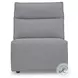 Modmax Salt And Pepper Performance Fabric 5 Piece Reclining Sectional with Audio Consoles