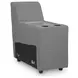 ModMax II Salt and Pepper Performance Fabric 7 Piece Modular Power Reclining Sectional with RAF Chaise & USB Charging