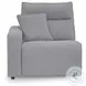 Modmax Salt And Pepper Performance Fabric 3 Piece Power Reclining Sofa Sectional with Storage Console