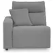 ModMax II Salt and Pepper Performance Fabric 7 Piece Modular Power Reclining Sectional with RAF Chaise & USB Charging