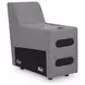 ModMax II Salt and Pepper Performance Fabric 7 Piece Modular Power Reclining Sectional with RAF Chaise & USB Charging