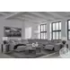 Modmax Salt And Pepper Performance Fabric 7 Piece Power Reclining Sectional with LAF Chaise