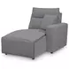 ModMax II Salt and Pepper Performance Fabric 7 Piece Modular Power Reclining Sectional with RAF Chaise & USB Charging