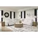 Modmax II Stone Performance Fabric 6 Piece Modular Power Reclining Sectional with Console and USB Charging