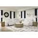 Modmax II Stone Performance Fabric 6 Piece Modular Power Reclining Sectional with USB Charging and Console