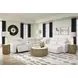 Modmax II Stone Performance Fabric 6 Piece Modular Power Reclining Sectional with USB Charging and Console