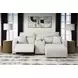Modmax II Stone Performance Fabric 3 Piece Modular Power Reclining Sectional with Chaise and USB Charging