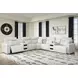 Modmax II Stone Performance Fabric 7 Piece Modular Power Reclining Sectional with USB Charging and Audio Consoles