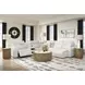 Modmax II Stone Performance Fabric 6 Piece Modular RAF Power Reclining Sectional with USB Charging and Audio Console
