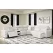 Modmax II Stone Performance Fabric 6 Piece Modular RAF Power Reclining Sectional with USB Charging and Audio Console