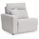 Modmax II Stone Performance Fabric 7 Piece Modular RAF Power Reclining Sectional with USB Charging and Audio Consoles