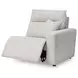 Modmax II Stone Performance Fabric 2 Piece Modular Power Reclining Sectional Loveseat with USB Charging
