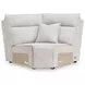 Modmax II Stone Performance Fabric 7 Piece Modular RAF Power Reclining Sectional with USB Charging and Audio Consoles