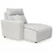 Modmax II Stone Performance Fabric 3 Piece Modular Power Reclining Sectional with Chaise and USB Charging