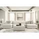 Stonecroft Manor Snowstone 4 Piece Modular Sectional Chaise with Pillows