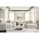 Stonecroft Manor Snowstone 4 Piece Modular Sectional Chaise with Pillows
