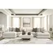 Stonecroft Manor Snowstone 4 Piece Modular Sectional Chaise with Pillows