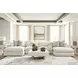 Stonecroft Manor Snowstone 4 Piece Modular Sectional Chaise with Pillows
