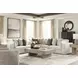 Stonecroft Manor Snowstone 5 Piece Modular Sectional with Pillows