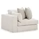 Stonecroft Manor Snowstone 6 Piece Modular Sectional with RAF Chaise and Pillows