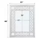 Varian Antique Platinum Rectangular Wall Mirror