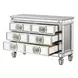 Varian Antique Platinum 6 Drawer Server