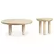 Sunset Cove Sanibel Brown Round Nesting Cocktail Table