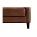 Lachlan Pecan Leather Upholstered Accent Chair