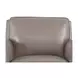 Lachlan Stone Leather Upholstered Accent Chair