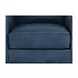 Lachlan Navy Leather Upholstered Accent Chair