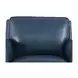 Lachlan Navy Leather Upholstered Accent Chair