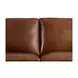 Lachlan Pecan Leather 60" Loveseat