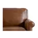 Lachlan Pecan Leather 84" Sofa