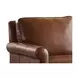 Lachlan Pecan Leather 84" Sofa