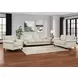 Lachlan Vanilla Leather 84" Sofa