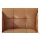 Sorella Cinnamon Leather Upholstered Accent Chair
