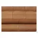 Sorella Cinnamon Leather 84" Sofa