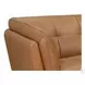 Sorella Cinnamon Leather 84" Sofa