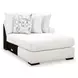 Wynncroft Manor Chalk Performance Fabric 4 Piece Modular Double Chaise Sectional